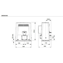 CAME BKS18AGS motorisaton portail coulissant - Kit L